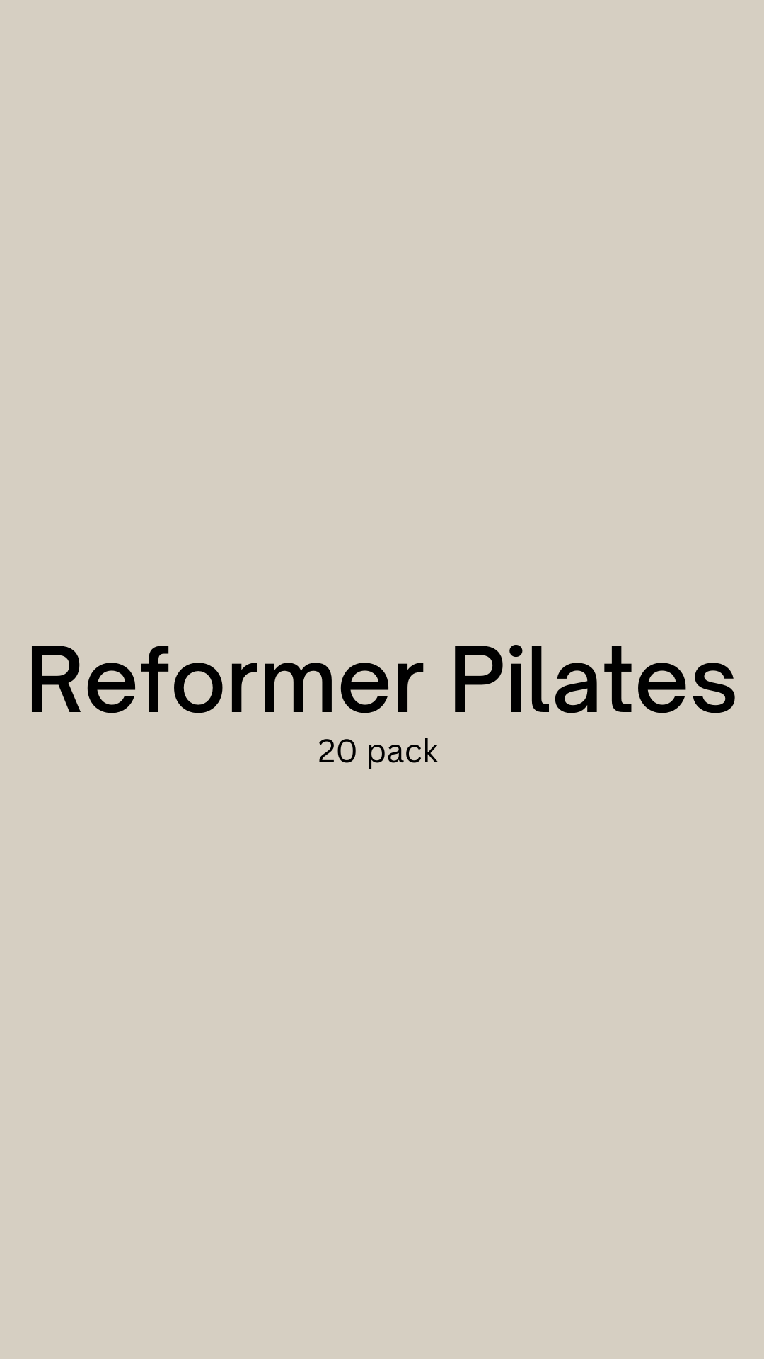Limbr - Reformer Pilates 20 pack